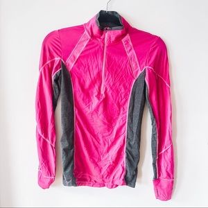 Pink and Gray MPG Sport Long Sleeve Pullover